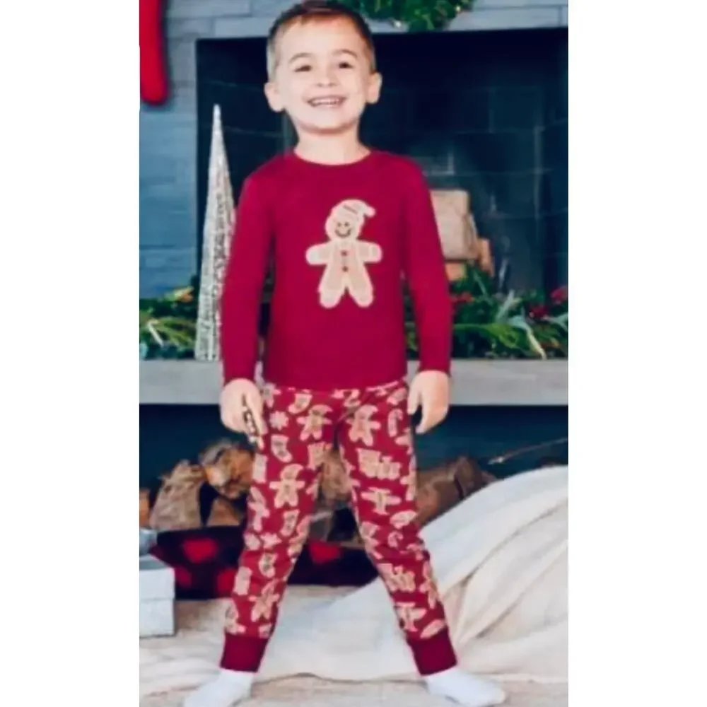 NWT❤️Gymboree Gingerbread Cotton 2-Piece Pajamas sz7